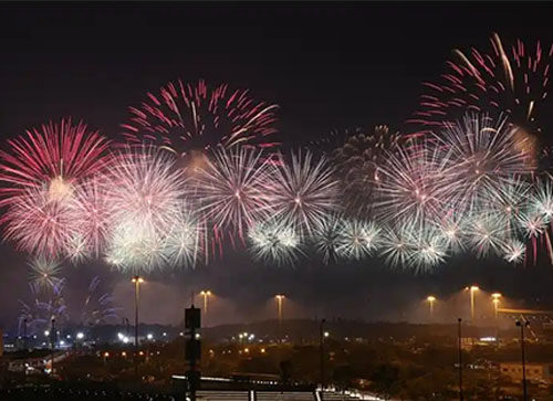 武城县焰火晚会